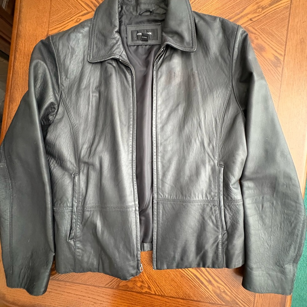 Colebrook Black Leather Jacket